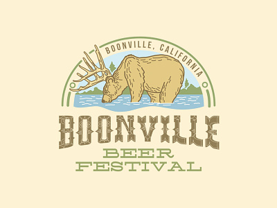 Boonville Beer Festival beer branding festival logo