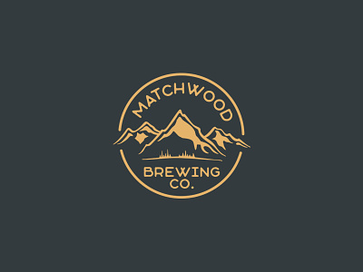 Matchwood Brewing badge beer brewery brewing idaho mountains