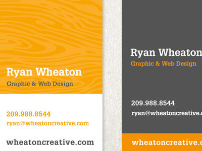 Business Cards business cards full bleed slab serif