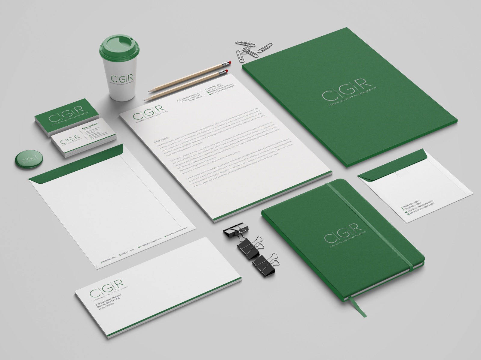 Corporate Stationery Design by Sree Bhabotaran Roy on Dribbble