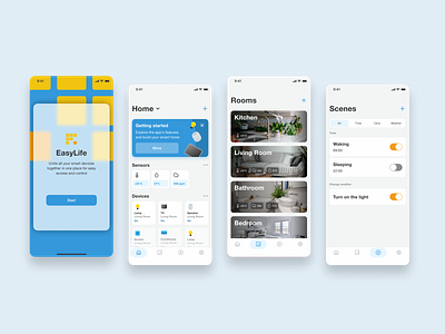 EasyLife - Smart Home App UX/UI