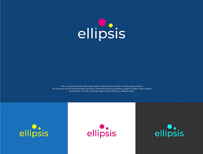 Ellipsis Logo branding graphic design logo