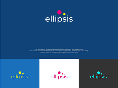 Ellipsis Logo branding graphic design logo