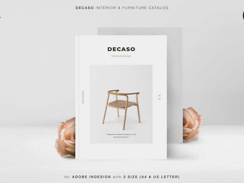 DECASO - Interior Furniture Catalog Layout