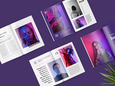 Fashion Lookbook Catalog Layout