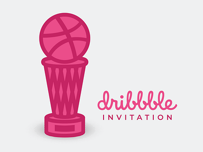 Dribbble Invitation design dribbble dribbble invitation dribbble invite icon illustration invitation invite logo vector