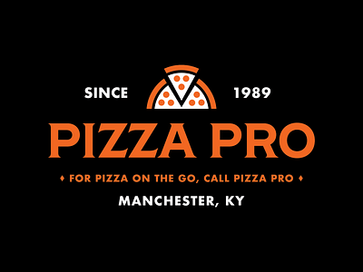 Pizza Pro brand identity branding icon illustration logo logo design vector