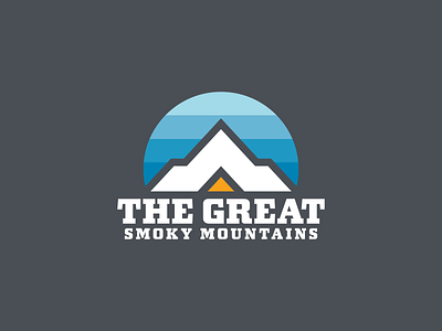The Great Smoky Mountains apparel branding design east tennessee icon illustration logo smoky mountains tennessee tshirt type typography vector