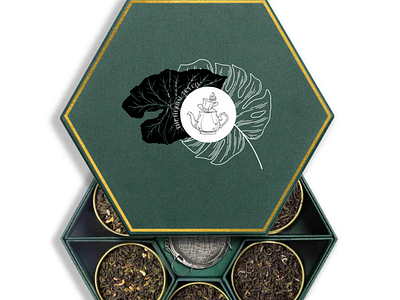 The Herbal Tea Co. - Tea Set branding corel draw design graphic design illustration logo mock ups phptoshop