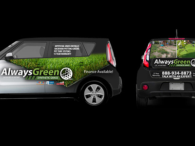 Always Green Commercial Vehicle Wrap Design