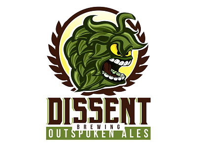 Dessent Brewing brand company logo identity logo logo design