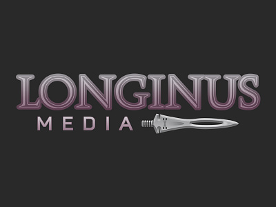 Longinus Media brand company logo identity logo logo design