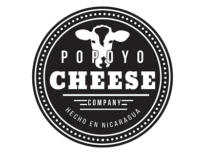 Popoyo Cheese Co. brand company logo identity label design logo logo design