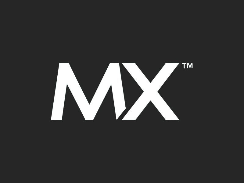 MX SPLAT Reveal cel animation frame by frame logo mx paint splatter
