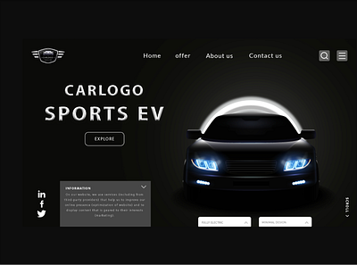 Sports EV Landing Page