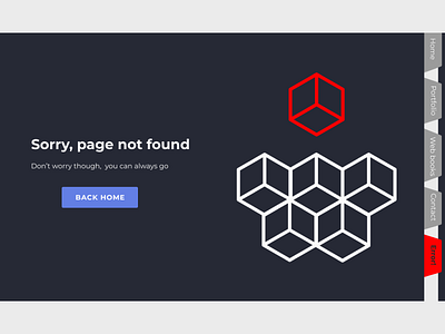 404 Page #DailyUI 008