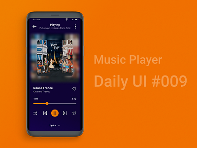 Music player #DailyUI 009 app design ui ux