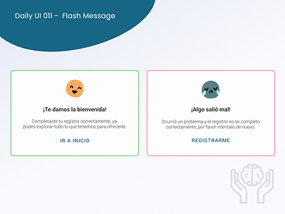 Flash Message #DailyUI app branding design ui ux