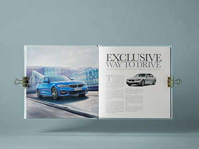 BMW Brochure Spread branding brochuredesign design graphic design