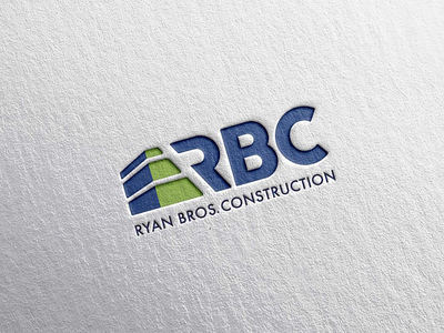RBC Construction logo design branding design graphic design logo typography vector