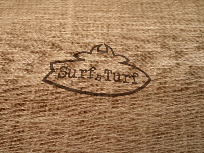 Surf n Turf Logo Design