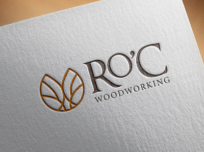 Robert O'Connor Woodworking Logo branding brochuredesign design graphic design icon illustration logo typography vector