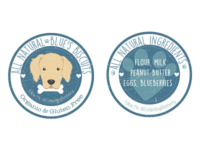Label/Packaging Design | Dog Treats branding design icon illustration logo
