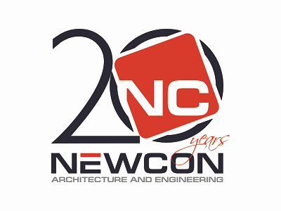Newcon LLC - 20 Years logo newcon llc - 20 years logo