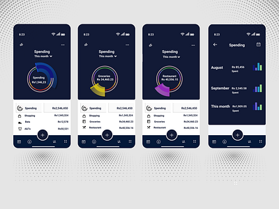 Online Mobile Banking App Home screen branding design figma graphic design illustration ui ux