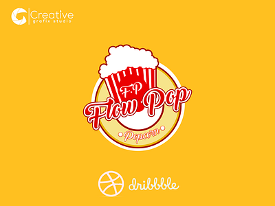 Logo design for Flow Pop brand identity branding design graphic design icon illustration logo