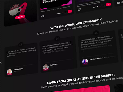 UNHIDE School - Web Development design ui ux web