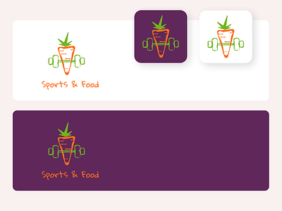 Daily UI: Day 5 - App Icon 001 branding dailyui design fitness food form healthy healthy food logo sport sports ui