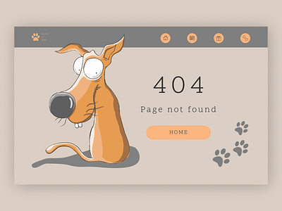 Daily UI: Day 8 - 404 Page