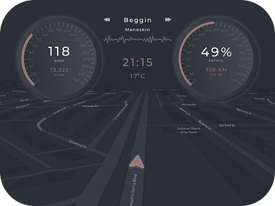 Daily UI: Day 34 - Car Interface