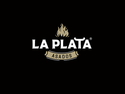 LA PLATA / Branding bar beef branding design graphic design illustration la plata logo logotipo restaurant