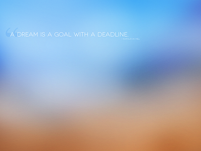 Inspirational Wallpaper by Philip Kluz on Dribbble