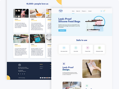 The Food Bag - Shopify Website Design ecommerce google ads shopify ux website