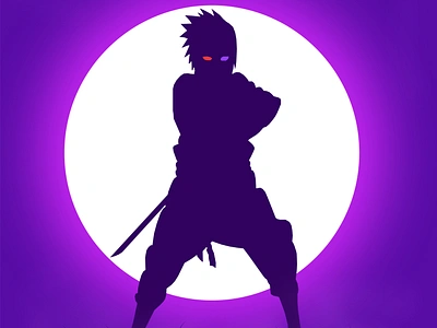 Sasuke design illustration vector