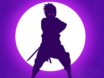 Sasuke design illustration vector