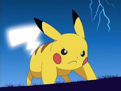 Pikachu design illustration vector