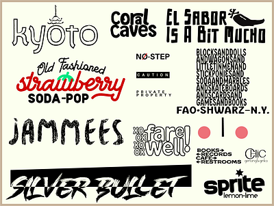 Typo Fun No. 4 collage design graphic design logo logofolio typography wordmark