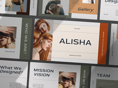 Alisha Brand Style Guideline branding design graphic design illustration logo typography