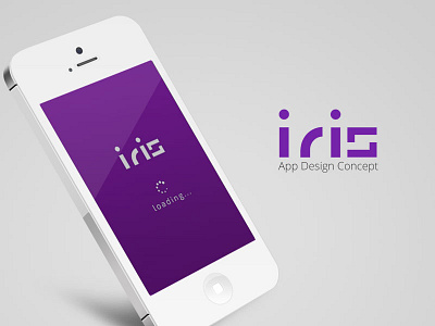 Iris App Design app design iphone