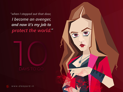 Scarlet Witch. The countdown begins... avengers illustration infinitywar marvel scarletwitch