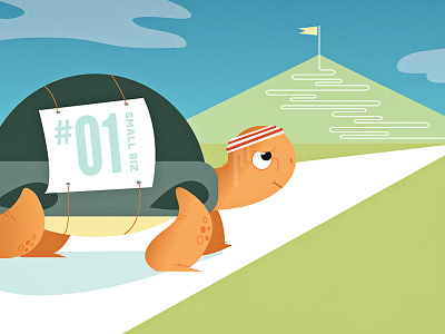 Small Business Infographic business design illustration infographic turtle