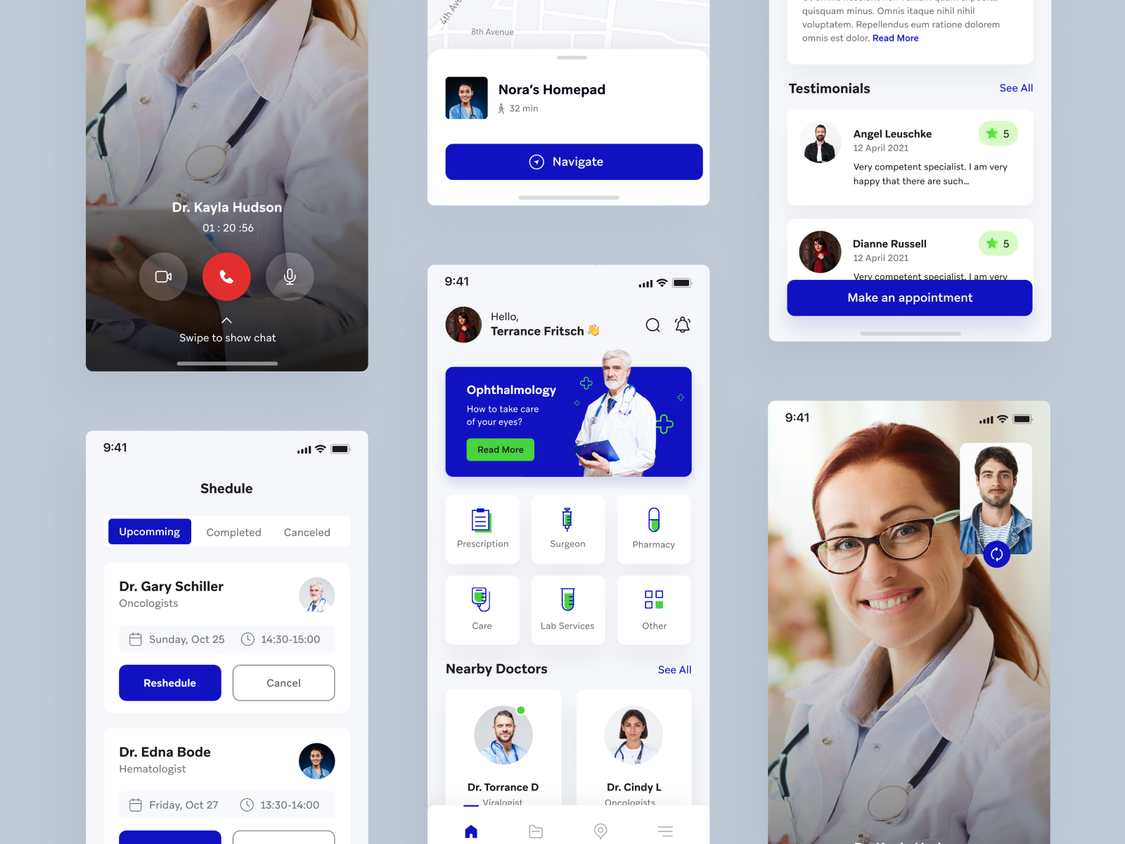 Medical Mobile App by Adrian Gancarek on Dribbble