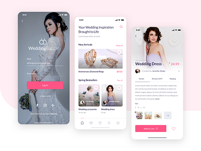 Wedding App app ios sketch ui user interface ux wedding