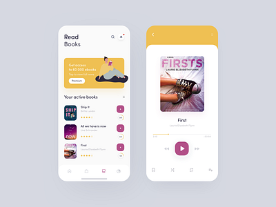 Read Books 📚 app app design books design illustration reading sketch ui ux