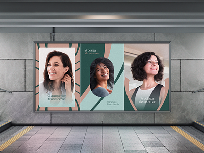 Vanessa Mombach billboard branding design fresh graphic design logo metro sub subway