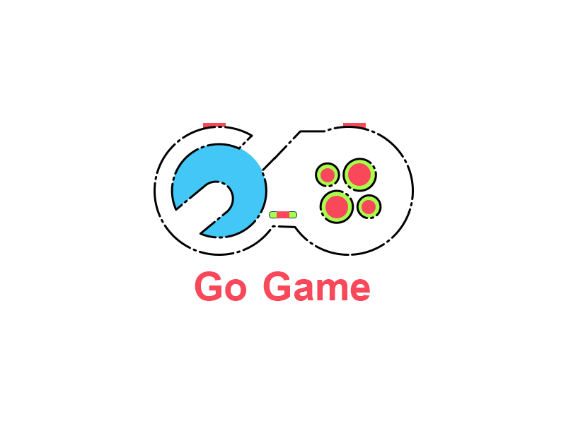 Game Icon controller game gamepad gamer gaming identity line logo logotype mark video videogame